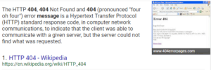 404 technical Errors page