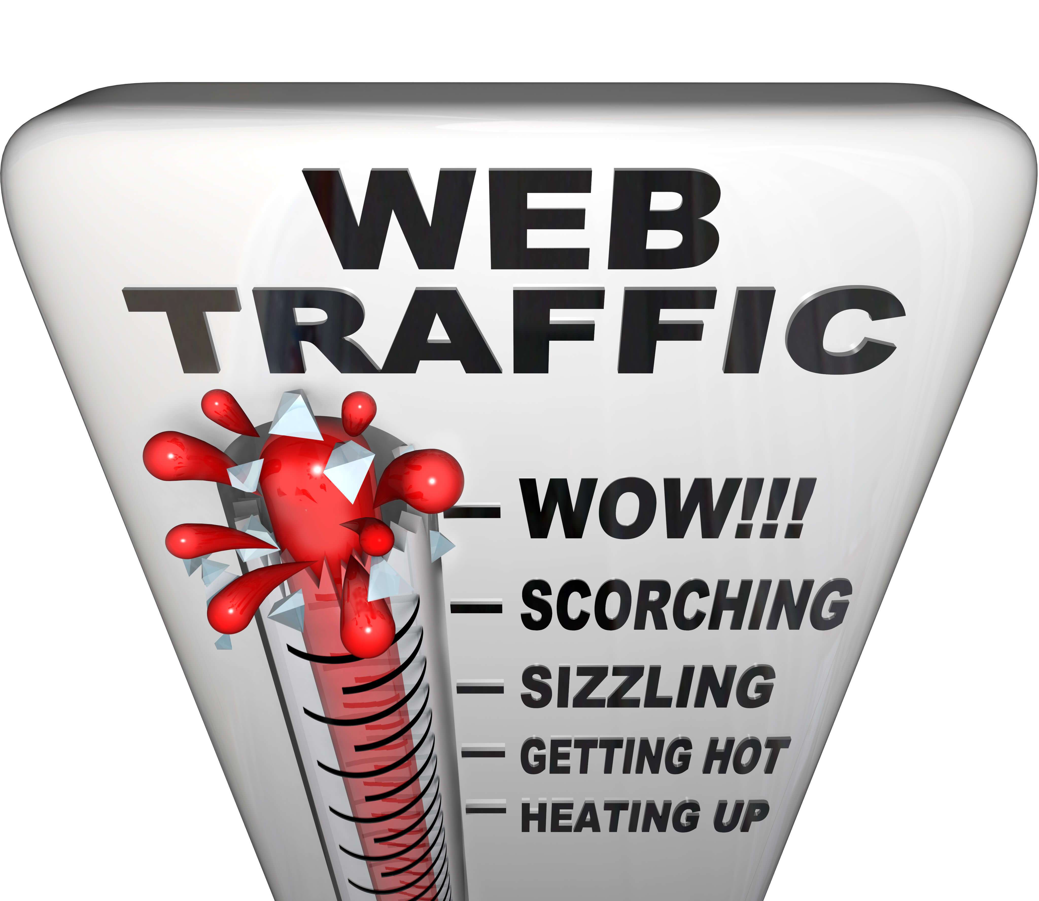 How much web traffic do you get?