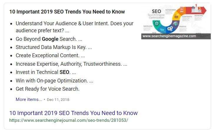 10 Important 2019 SEO Trends